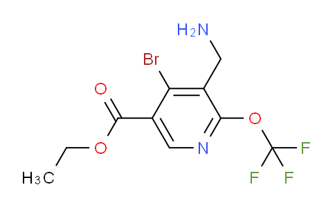 AM183347 | 1804658-37-4 | Ethyl 3-(aminomethyl)-4-bromo-2-(trifluoromethoxy)pyridine-5-carboxylate
