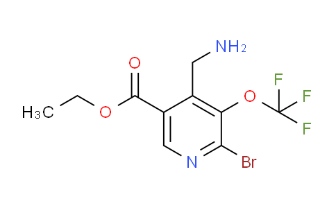 AM183354 | 1804658-55-6 | Ethyl 4-(aminomethyl)-2-bromo-3-(trifluoromethoxy)pyridine-5-carboxylate