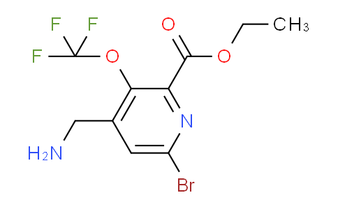 AM183356 | 1804619-53-1 | Ethyl 4-(aminomethyl)-6-bromo-3-(trifluoromethoxy)pyridine-2-carboxylate