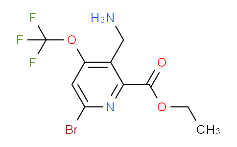 AM183363 | 1806095-88-4 | Ethyl 3-(aminomethyl)-6-bromo-4-(trifluoromethoxy)pyridine-2-carboxylate
