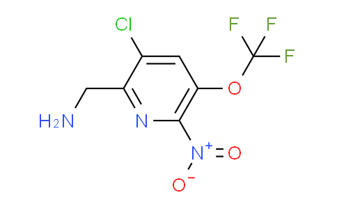 2-(Aminomethyl)-3-chloro-6-nitro-5-(trifluoromethoxy)pyridine