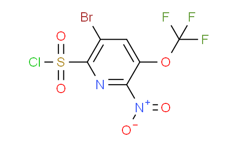5-Bromo-2-nitro-3-(trifluoromethoxy)pyridine-6-sulfonyl chloride