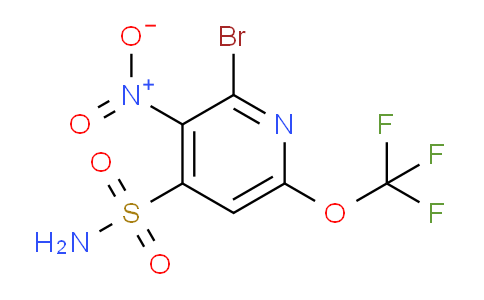 2-Bromo-3-nitro-6-(trifluoromethoxy)pyridine-4-sulfonamide