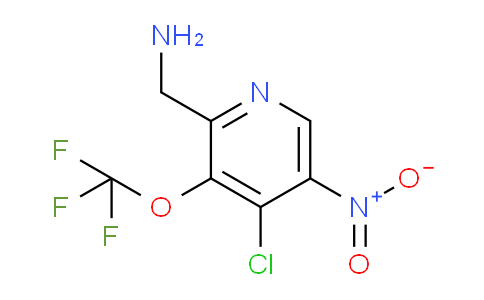 2-(Aminomethyl)-4-chloro-5-nitro-3-(trifluoromethoxy)pyridine