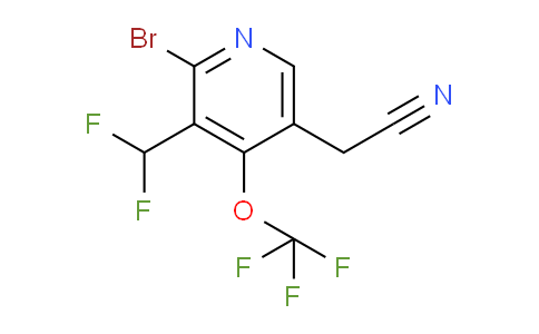 AM183404 | 1806078-91-0 | 2-Bromo-3-(difluoromethyl)-4-(trifluoromethoxy)pyridine-5-acetonitrile