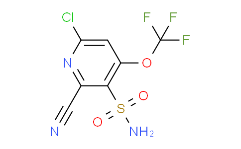 6-Chloro-2-cyano-4-(trifluoromethoxy)pyridine-3-sulfonamide