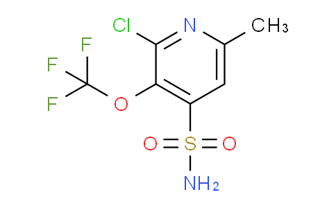 2-Chloro-6-methyl-3-(trifluoromethoxy)pyridine-4-sulfonamide