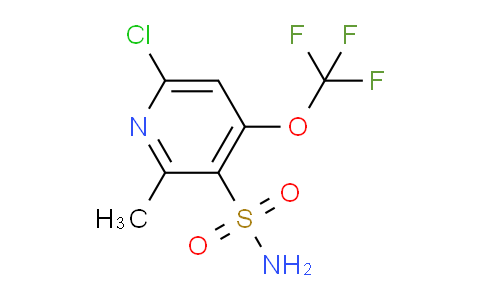 6-Chloro-2-methyl-4-(trifluoromethoxy)pyridine-3-sulfonamide