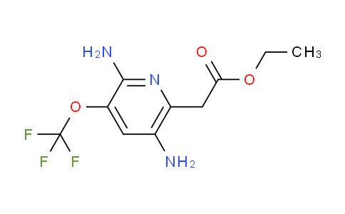 Ethyl 2,5-diamino-3-(trifluoromethoxy)pyridine-6-acetate