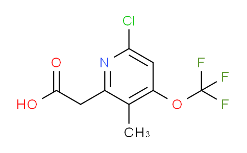 6-Chloro-3-methyl-4-(trifluoromethoxy)pyridine-2-acetic acid