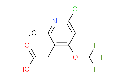 6-Chloro-2-methyl-4-(trifluoromethoxy)pyridine-3-acetic acid