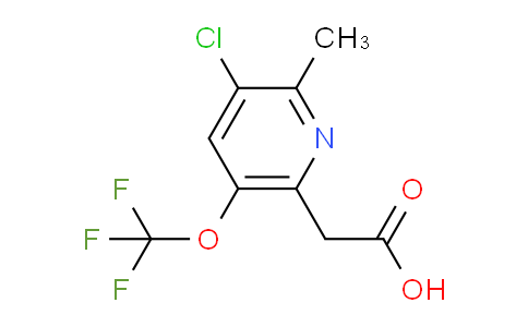 3-Chloro-2-methyl-5-(trifluoromethoxy)pyridine-6-acetic acid