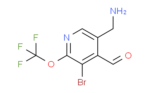 AM183482 | 1803577-13-0 | 5-(Aminomethyl)-3-bromo-2-(trifluoromethoxy)pyridine-4-carboxaldehyde