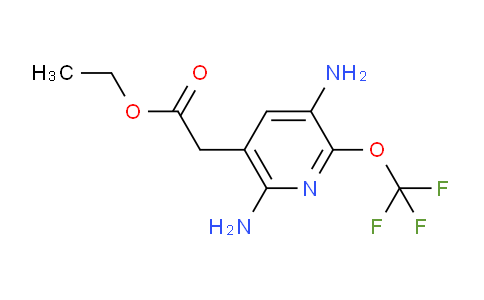 Ethyl 3,6-diamino-2-(trifluoromethoxy)pyridine-5-acetate