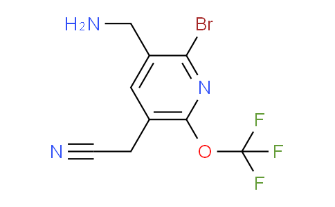 AM183494 | 1806195-84-5 | 3-(Aminomethyl)-2-bromo-6-(trifluoromethoxy)pyridine-5-acetonitrile