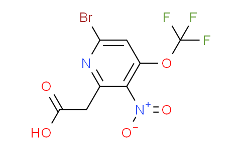 AM183496 | 1803913-87-2 | 6-Bromo-3-nitro-4-(trifluoromethoxy)pyridine-2-acetic acid
