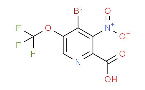 AM183505 | 1803464-48-3 | 4-Bromo-3-nitro-5-(trifluoromethoxy)pyridine-2-carboxylic acid