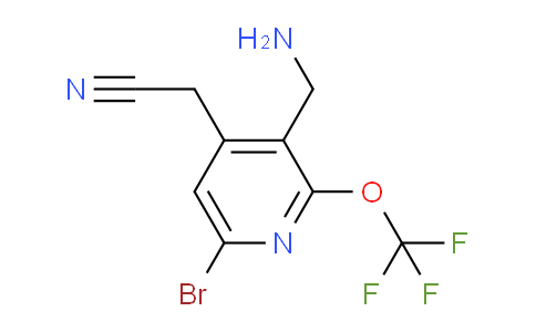 AM183516 | 1806201-71-7 | 3-(Aminomethyl)-6-bromo-2-(trifluoromethoxy)pyridine-4-acetonitrile