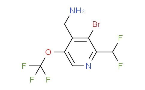 AM183537 | 1804656-54-9 | 4-(Aminomethyl)-3-bromo-2-(difluoromethyl)-5-(trifluoromethoxy)pyridine