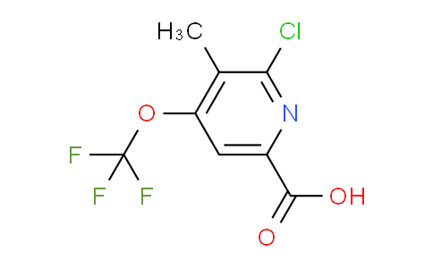 2-Chloro-3-methyl-4-(trifluoromethoxy)pyridine-6-carboxylic acid