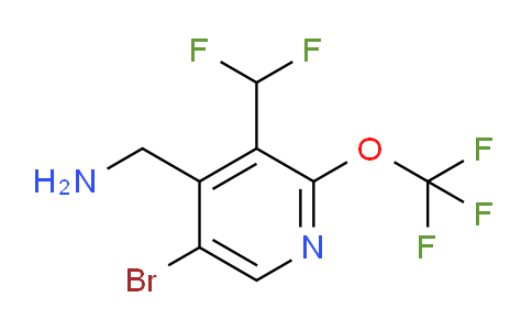 4-(Aminomethyl)-5-bromo-3-(difluoromethyl)-2-(trifluoromethoxy)pyridine