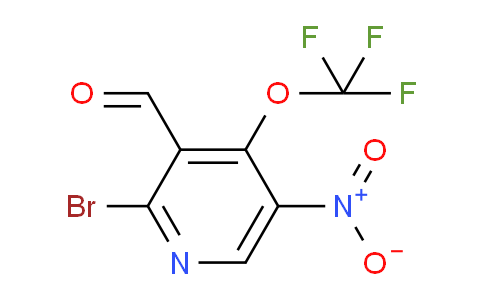 2-Bromo-5-nitro-4-(trifluoromethoxy)pyridine-3-carboxaldehyde
