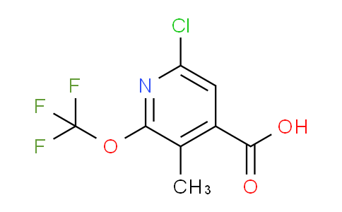 6-Chloro-3-methyl-2-(trifluoromethoxy)pyridine-4-carboxylic acid