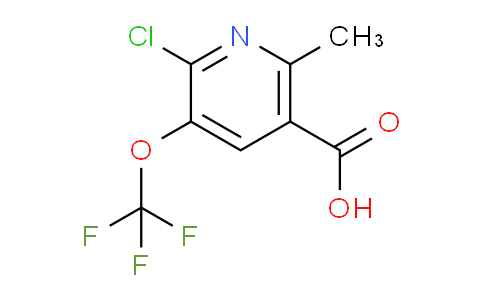2-Chloro-6-methyl-3-(trifluoromethoxy)pyridine-5-carboxylic acid