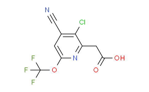 3-Chloro-4-cyano-6-(trifluoromethoxy)pyridine-2-acetic acid