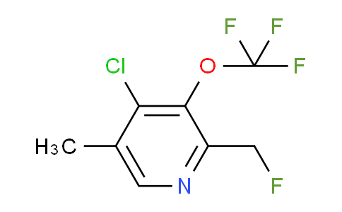 AM183592 | 1806165-73-0 | 4-Chloro-2-(fluoromethyl)-5-methyl-3-(trifluoromethoxy)pyridine