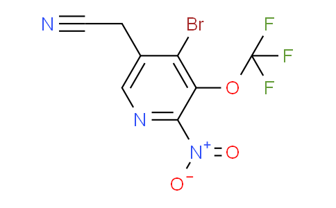 AM183603 | 1804653-38-0 | 4-Bromo-2-nitro-3-(trifluoromethoxy)pyridine-5-acetonitrile