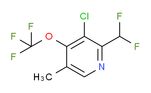 AM183619 | 1806165-85-4 | 3-Chloro-2-(difluoromethyl)-5-methyl-4-(trifluoromethoxy)pyridine