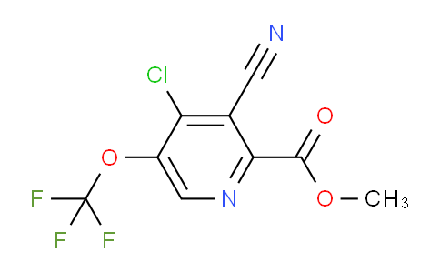 Methyl 4-chloro-3-cyano-5-(trifluoromethoxy)pyridine-2-carboxylate