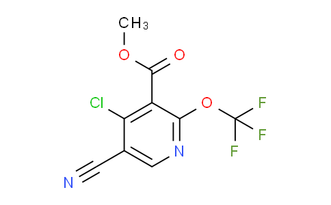 Methyl 4-chloro-5-cyano-2-(trifluoromethoxy)pyridine-3-carboxylate
