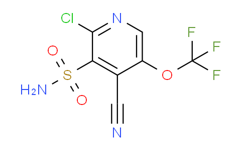2-Chloro-4-cyano-5-(trifluoromethoxy)pyridine-3-sulfonamide