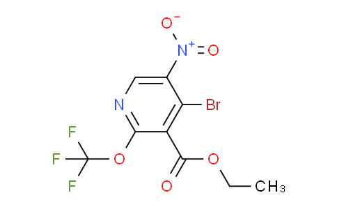 Ethyl 4-bromo-5-nitro-2-(trifluoromethoxy)pyridine-3-carboxylate