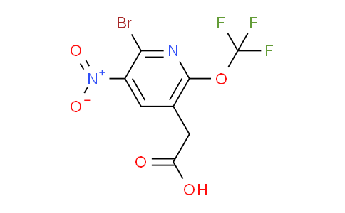2-Bromo-3-nitro-6-(trifluoromethoxy)pyridine-5-acetic acid