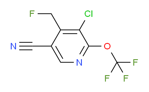 AM183795 | 1804787-49-2 | 3-Chloro-5-cyano-4-(fluoromethyl)-2-(trifluoromethoxy)pyridine