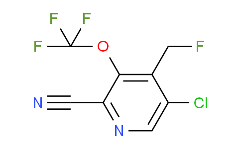 5-Chloro-2-cyano-4-(fluoromethyl)-3-(trifluoromethoxy)pyridine