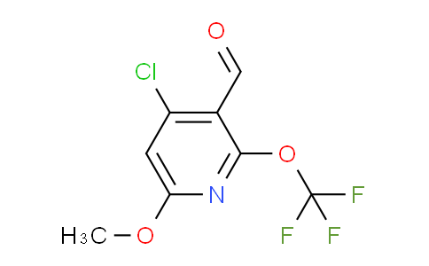 4-Chloro-6-methoxy-2-(trifluoromethoxy)pyridine-3-carboxaldehyde