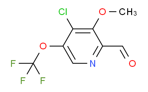 4-Chloro-3-methoxy-5-(trifluoromethoxy)pyridine-2-carboxaldehyde