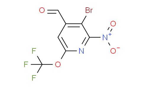 AM183813 | 1806085-56-2 | 3-Bromo-2-nitro-6-(trifluoromethoxy)pyridine-4-carboxaldehyde