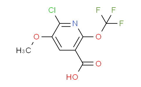 2-Chloro-3-methoxy-6-(trifluoromethoxy)pyridine-5-carboxylic acid