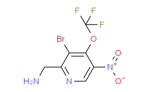 2-(Aminomethyl)-3-bromo-5-nitro-4-(trifluoromethoxy)pyridine