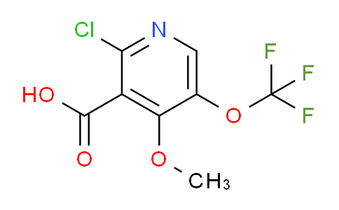 2-Chloro-4-methoxy-5-(trifluoromethoxy)pyridine-3-carboxylic acid