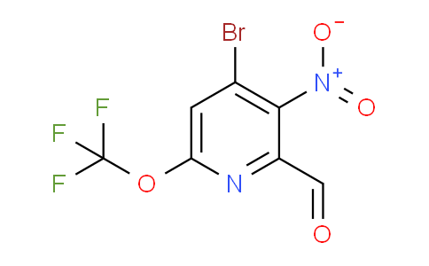 4-Bromo-3-nitro-6-(trifluoromethoxy)pyridine-2-carboxaldehyde