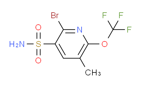 2-Bromo-5-methyl-6-(trifluoromethoxy)pyridine-3-sulfonamide