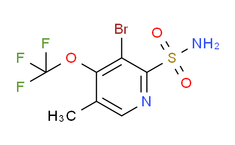 AM183867 | 1804567-57-4 | 3-Bromo-5-methyl-4-(trifluoromethoxy)pyridine-2-sulfonamide