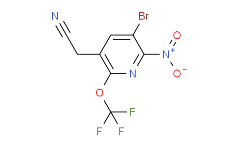 AM183871 | 1804617-15-9 | 3-Bromo-2-nitro-6-(trifluoromethoxy)pyridine-5-acetonitrile