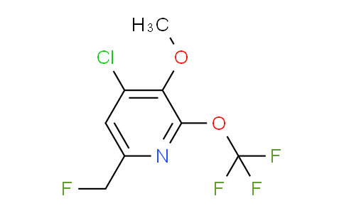 4-Chloro-6-(fluoromethyl)-3-methoxy-2-(trifluoromethoxy)pyridine